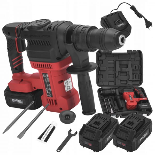 MŁOT UDAROWY AKUMULATOROWY 21V 7,5J BEZSZCZOTKOWY 2X AKUMULATORY 4AH KD3193