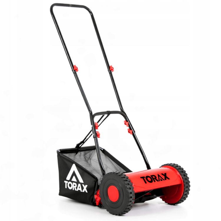 KOSIARKA RĘCZNA PCHANA MECHANICZNA BĘBNOWA TORAX TK300 + KOSZ 30CM 14-47 MM