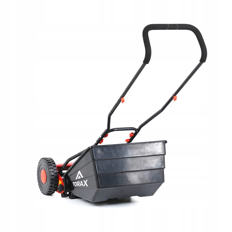 KOSIARKA RĘCZNA BĘBNOWA TK380 MECHANICZNA WRZECIONOWA KOSZ 18L PCHANA 38cm