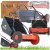 KOSIARKA RĘCZNA BĘBNOWA TK380 MECHANICZNA WRZECIONOWA KOSZ 18L PCHANA 38cm
