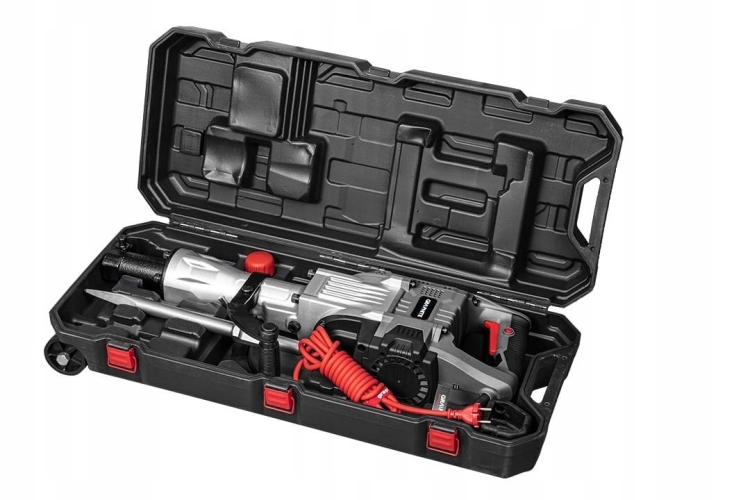 GRAPHITE MŁOT WYBURZENIOWY 45J HEX 30MM 1700W 1500RPM +DŁUTO WALIZKA 58G868