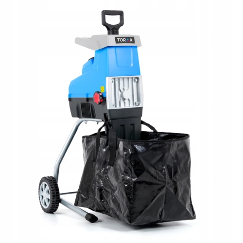 RĘBAK ROZDRABNIACZ ELEKTRYCZNY DO GAŁĘZI FREZOWY MOCNY 3800W 44MM + WOREK