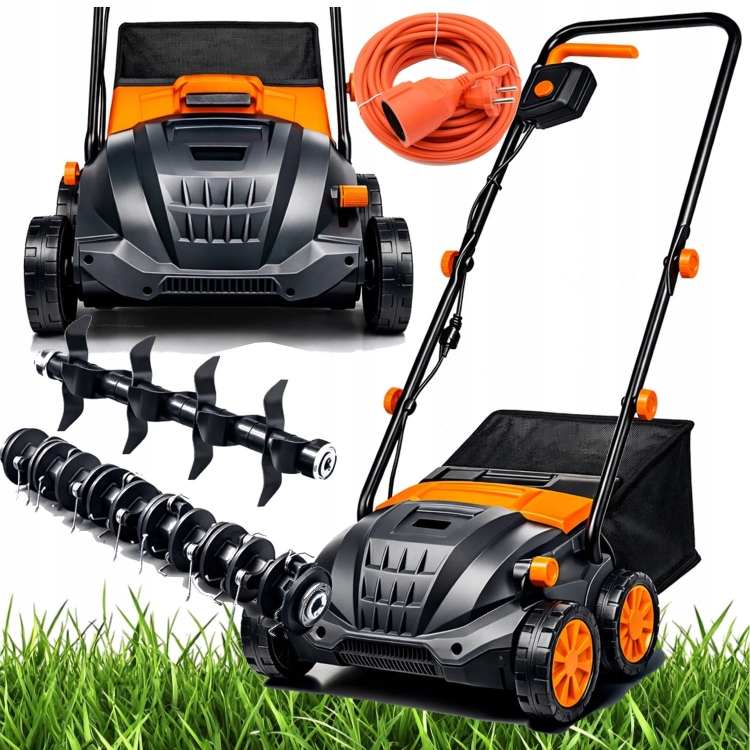 AERATOR WERTYKULATOR ELEKTRYCZNY 3W1 2800W Z KOSZEM AERACJA WERTYKULACJA +P