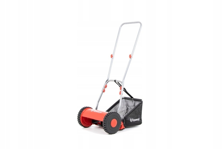 KOSIARKA RĘCZNA PCHANA MECHANICZNA BĘBNOWA TKR300 Z KOSZEM 30CM 14-47 MM