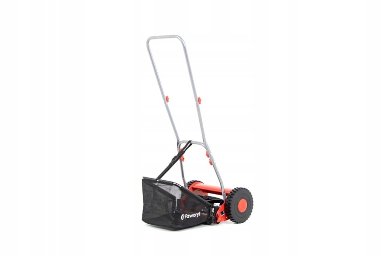 KOSIARKA RĘCZNA PCHANA MECHANICZNA BĘBNOWA TKR300 Z KOSZEM 30CM 14-47 MM