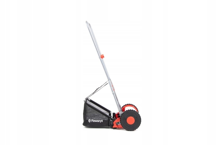 KOSIARKA RĘCZNA PCHANA MECHANICZNA BĘBNOWA TKR300 Z KOSZEM 30CM 14-47 MM