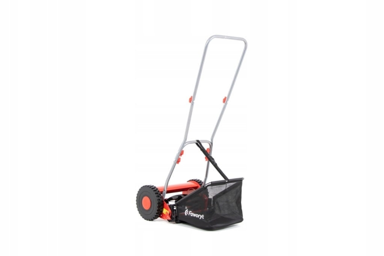 KOSIARKA RĘCZNA PCHANA MECHANICZNA BĘBNOWA TKR300 Z KOSZEM 30CM 14-47 MM