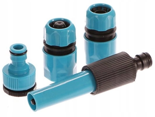 WĄŻ OGRODOWY 4-WARSTWOWY 22 BAR 3/4" 20M WZMOCNIONY DO WODY POLSKI +ZŁĄCZKI