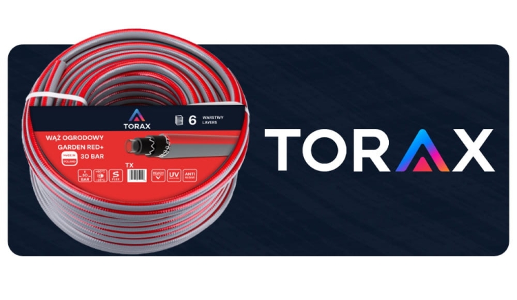 WĄŻ OGRODOWY 6-WARSTWOWY NIE SKRĘCAJĄCY SIĘ 30BAR 3/4'' 30M POLSKI +ZŁĄCZKI