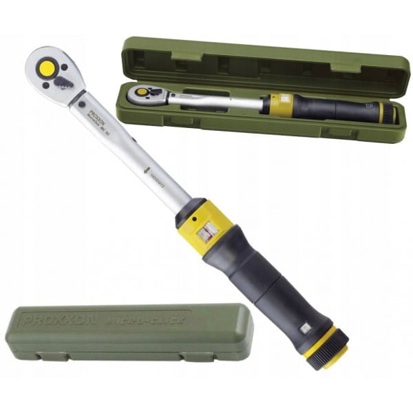 PROXXON KLUCZ DYNAMOMETRYCZNY 60NM MICROCLICK MC 60 3/8 KALIBRACJA PR23350