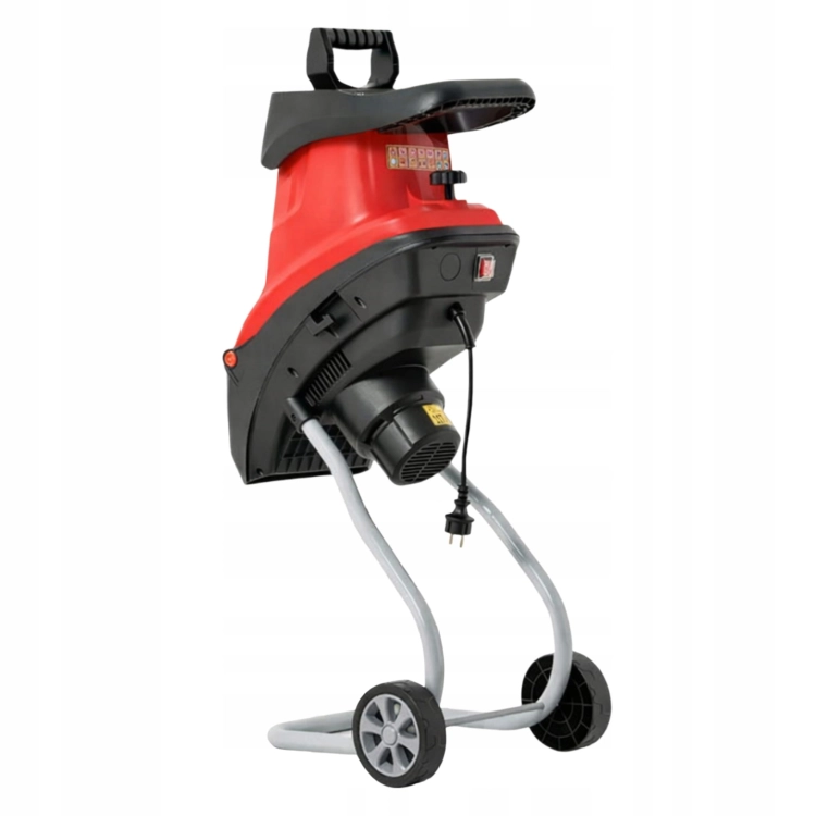 RĘBAK ROZDRABNIACZ ELEKTRYCZNY GAŁĘZI TARCZOWY MOCNY 3500W 45MM + WOREK 40L