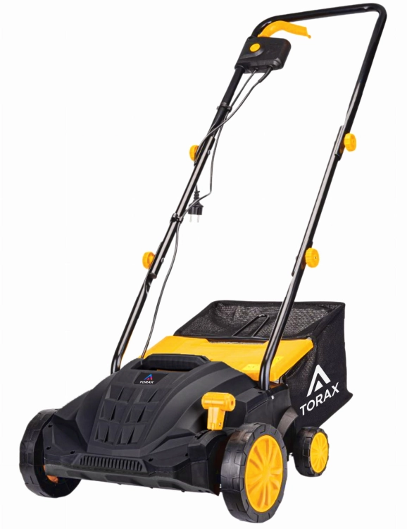 AERATOR ELEKTRYCZNY AERATOR WERTYKULATOR TRAWY 3W1 REGULACJA 30L KOSZ 2800W