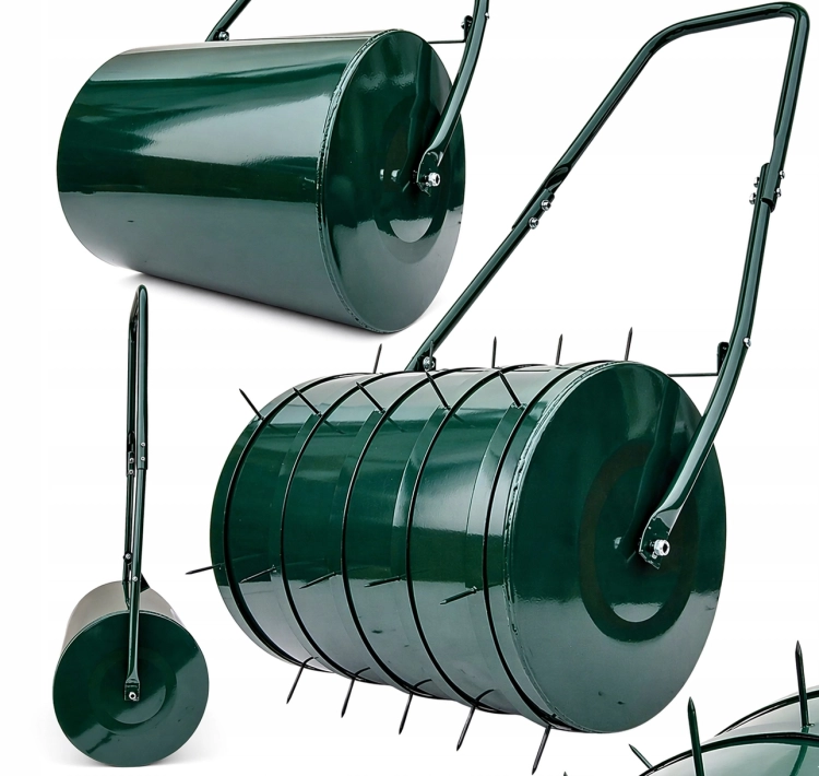 WALEC OGRODOWY DO TRAWY TRAWNIKA Z KOLCAMI AERATOR 30L KOLCE STALOWY RĘCZNY