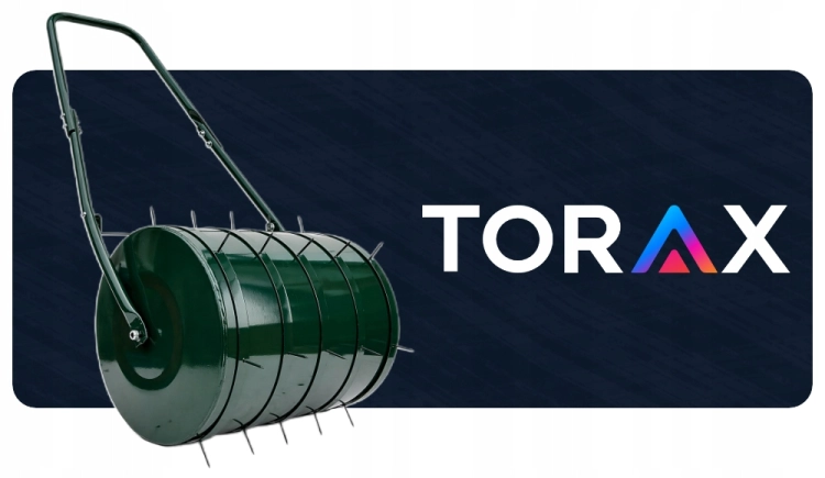 WALEC OGRODOWY DO TRAWY TRAWNIKA Z KOLCAMI AERATOR 30L KOLCE STALOWY RĘCZNY