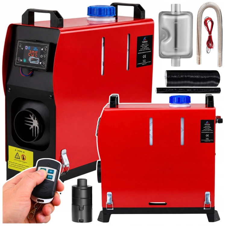 NAGRZEWNICA OLEJOWA OGRZEWANIE POSTOJOWE 50Hz 12V /15V 9kW LCD PILOT DIESEL