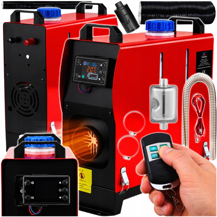 NAGRZEWNICA OLEJOWA OGRZEWANIE POSTOJOWE 50Hz 12V /15V 9kW LCD PILOT DIESEL