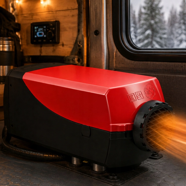 NAGRZEWNICA SPALINOWA POSTOJOWA WEBASTO DIESEL OLEJOWA 8KW PILOT 12V ZESTAW