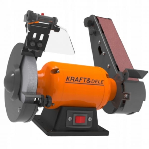 SZLIFIERKA STOŁOWA TAŚMOWA KAMIENNA DREWNA METALU 2W1 150X20 MM 230V 1800 W