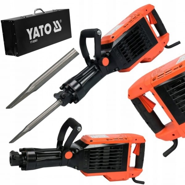 YATO MŁOT WYBURZENIOWY 65J CHŁODZONY OLEJEM YT-82001 HEX 1600W CEGŁA ŻELBET