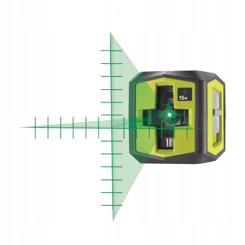 RYOBI RYOBI LASER KRZYŻOWY POZIOMICA LASEROWA ZIELONA WIĄZKA 15m RBCLLG2