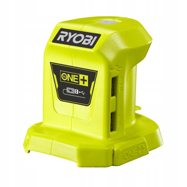 RYOBI BEZPRZEWODOWY ADAPTER USB typ A 2,1 A + 1,0 A 18V ONE+ R18USB-0