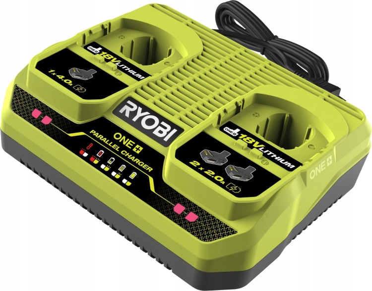RYOBI ŁADOWARKA 2 stanowiskowa 18V ONE+ RC18240G