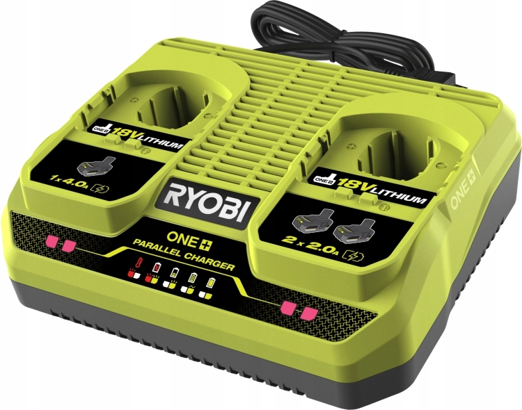 RYOBI ŁADOWARKA 2 stanowiskowa 18V ONE+ RC18240G