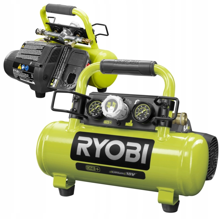 RYOBI KOMPRESOR SPRĘŻARKA DO KÓŁ 8.3 Bar 18V AKUMULATOROWY ONE+ R18AC-0