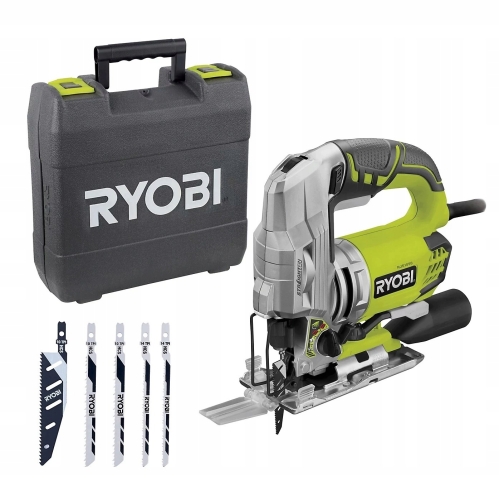 WYRZYNARKA WAHADŁOWA RYOBI RJS1050KA5 680W 105mm LED 5xBRZESZCZOT WALIZKA