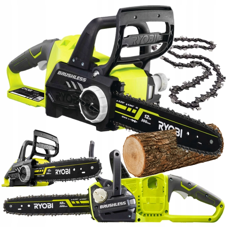 RYOBI AKU PILARKA BEZSZCZOTKOWA PIŁA ŁAŃCUCHOWA GAŁĘZIÓWKA 18V OCS1830 30CM