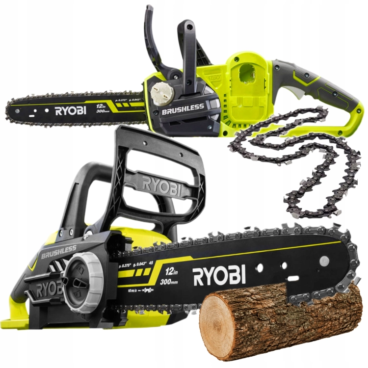 RYOBI AKU PILARKA BEZSZCZOTKOWA PIŁA ŁAŃCUCHOWA GAŁĘZIÓWKA 18V OCS1830 30CM