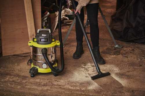 RYOBI ODKURZACZ 1250W NA MOKRO I NA SUCHO 20L +AKCESORIA RVC-1220I-G