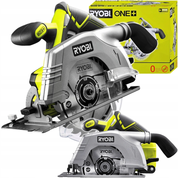 RYOBI AKUMULATOROWA TARCZÓWKA PILARKA PIŁA TARCZOWA R18CS-0 18V ONE+ 165MM