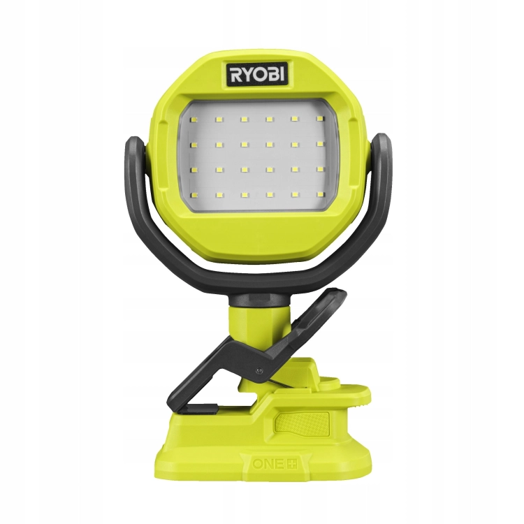 RYOBI LAMPA LED NA ZACISK Z GŁOWICĄ 360 STOPNI 1000 LM 18V ONE+ RLCL18-0