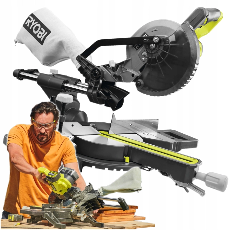 RYOBI UKOŚNICA Z POSUWEM 190 mm AKUMULATOROWA 18V ONE+ RMS18190-0