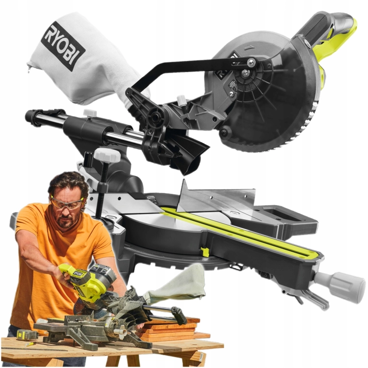RYOBI UKOŚNICA Z POSUWEM 190 mm AKUMULATOROWA 18V ONE+ RMS18190-0