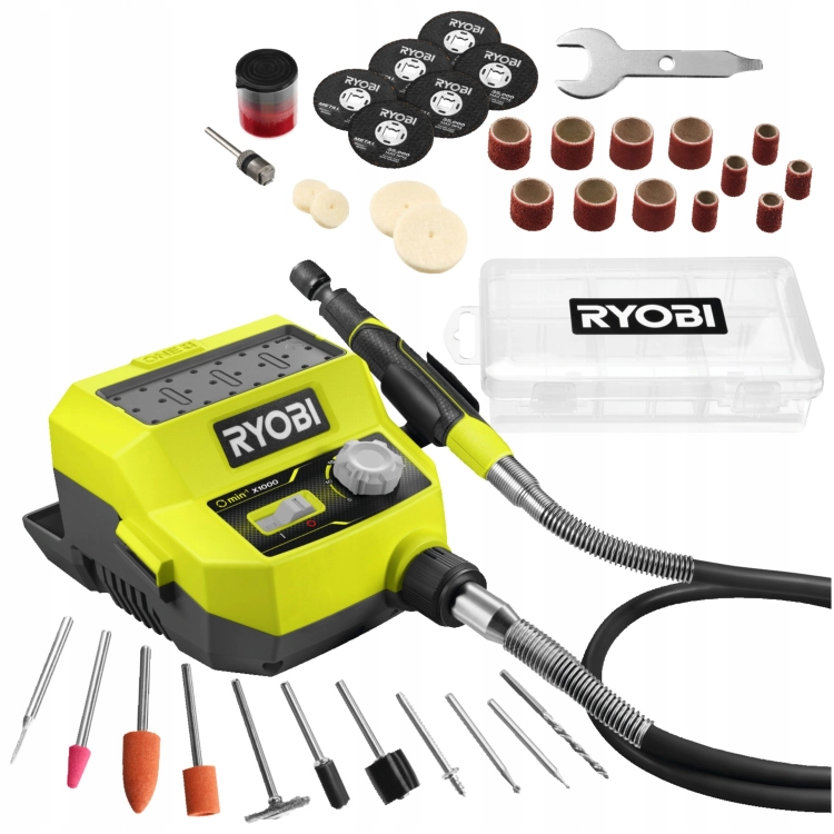 RYOBI NARZĘDZIE WYSOKOOBROTOWE AKUMULATOROWE 18V+AKCESORII 35EL RRTS18-0A35