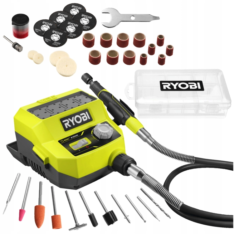 RYOBI NARZĘDZIE WYSOKOOBROTOWE AKUMULATOROWE 18V+AKCESORII 35EL RRTS18-0A35