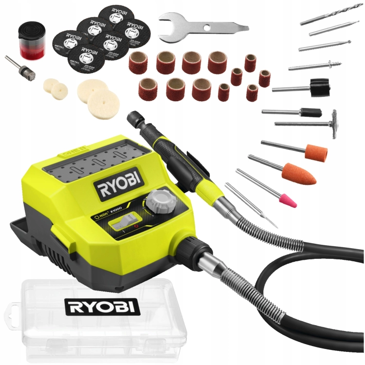RYOBI NARZĘDZIE WYSOKOOBROTOWE AKUMULATOROWE 18V+AKCESORII 35EL RRTS18-0A35