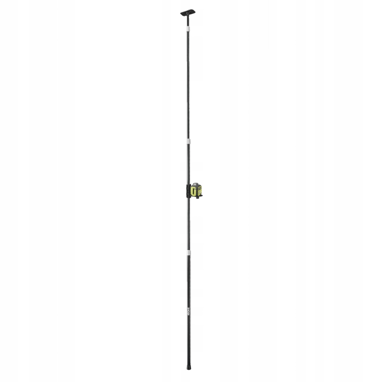 RYOBI POZIOMICA LASEROWA ZIELONY LASER 2D 360° PODPORA RAMIĘ TELESKOP 3,2m