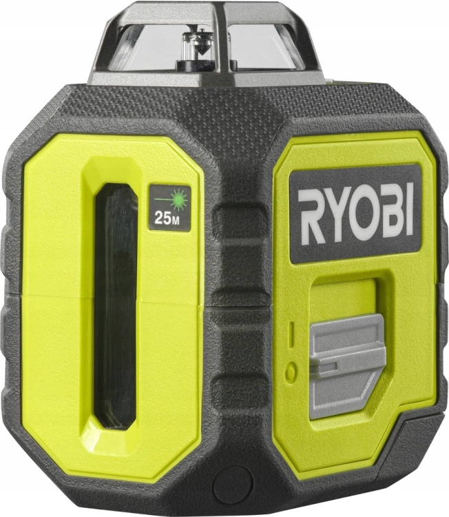 RYOBI POZIOMICA LASEROWA ZIELONY LASER 2D 360° PODPORA RAMIĘ TELESKOP 3,2m