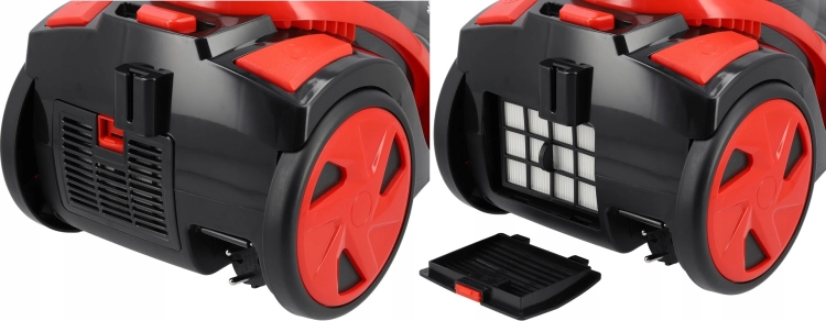 ODKURZACZ MOC 899W 2 L CYKLONOWY BEZWORKOWY SZCZOTKI FILTR HEPA LUND 67086