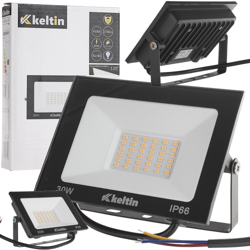 LAMPA NAŚWIETLACZ LED SMD 30W ZEWNĘTRZNY HALOGEN IP66 4500K BIAŁY NEUTRALNY