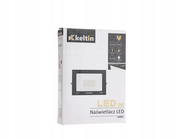 LAMPA NAŚWIETLACZ LED SMD 30W ZEWNĘTRZNY HALOGEN IP66 4500K BIAŁY NEUTRALNY