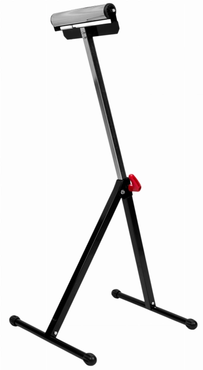STOJAK BUDOWLANY Z PODAJNIKIEM KOZIOŁEK ROLKOWY 680-1080 MM PODPORA KOBYŁKA