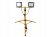 NAŚWIETLACZ LED SMD STATYW BUDOWLANY HALOGEN LAMPA WARSZTATOWA 2X50W 6500K