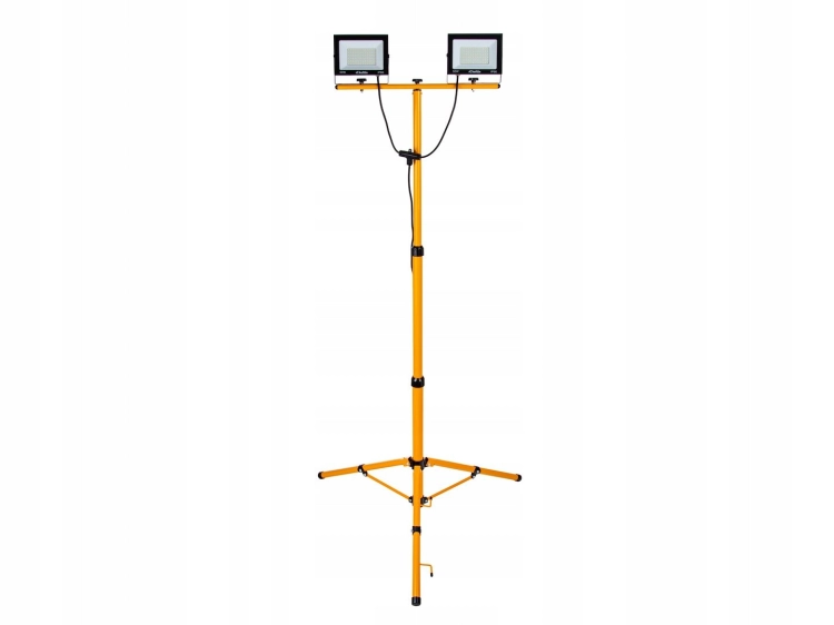 NAŚWIETLACZ LED SMD STATYW BUDOWLANY HALOGEN LAMPA WARSZTATOWA 2X50W 6500K