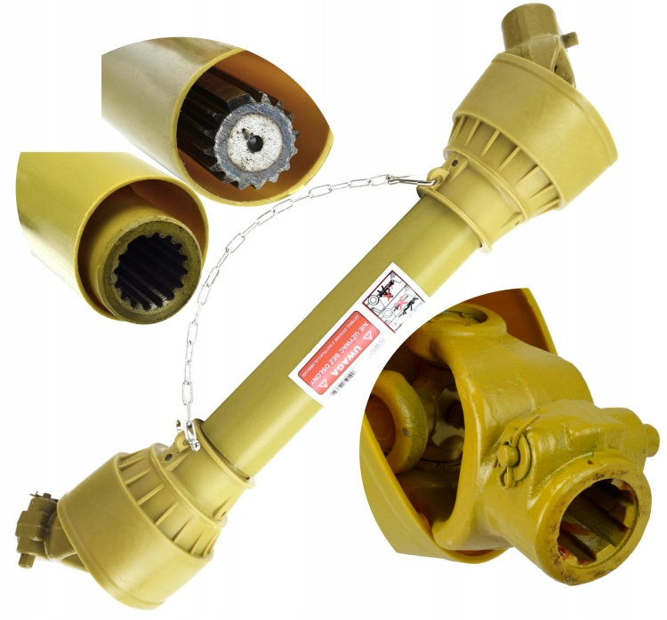WAŁEK PRZEGUBOWY WOM TYP FREZ FREZOWANY TELESKOPOWY 750-870MM 520NM G72313