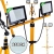 NAŚWIETLACZ LED SMD STATYW BUDOWLANY HALOGEN LAMPA WARSZTATOWA 2X50W 6500K