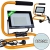 NAŚWIETLACZ LED 50W STATYW LAMPA ROBOCZA IP66 6500K BIAŁA ZIMNA K02059